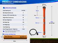 Sensor de Humedad y Conductividad Eléctrica del Suelo PG3H-50BE(1-2-4) 485