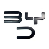 Accessoires de style extérieur pour BYD Shark 6 Pickup Black Warrior : Grille avant, Emblème de hayon arrière, Badge