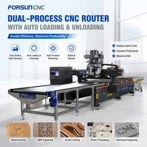 29% de réduction Routeur CNC 1825 pour le bois, double processus, chargement et déchargement automatiques, pour la fabrication de cercueils - Product Image 1