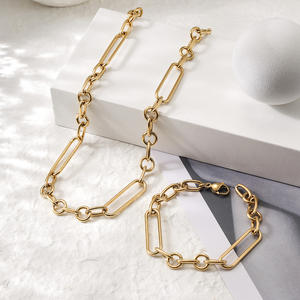 <span class=keywords><strong>14k</strong></span> सोने की फैंसी अतिरिक्त लंबी चेन गार्डाना लिंक ब्रैसलेट - Product Image 6