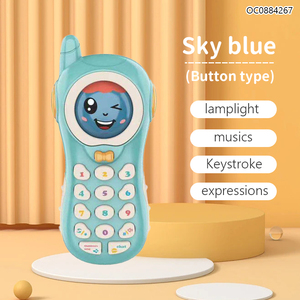 12 pièces éducatif bébé enfants jouet musical téléphone portable intelligent avec lumière - Product Image 6