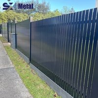 Panneaux de clôture en alliage d'aluminium thermolaqué, portails de treillis de jardin extérieur, portes de cour, maisons, écologiques, anti-rongeurs, sécuritaires