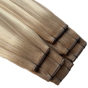 Venta al por mayor de doble dibujado Genius Weft Extensiones de cabello humano Extensiones - Product Image 3