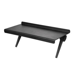 <b>Computer</b> And Tv Screen Storage Rack Wall Mounted Drill Free White Black Rectangle Single Layer Cable Management <b>Accessory</b> - Product Image 5