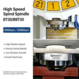 Centre d'usinage vertical CNC 5 axes Leyo U200, course de 330 mm, machine de fraisage CNC pour métaux, style Fanuc Robodrill - Product Image 2
