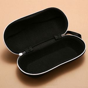 Estuche Rígido para Gafas de Sol con Cierre, de EVA Negro Reticulado, Accesorios para Gafas Deportivas, Venta al Por Mayor - Product Image 4