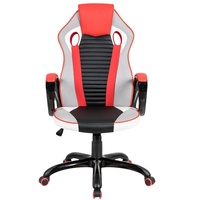 Chaise de jeu moderne en cuir PU RUIXING personnalisée avec cadre en acier et fonction pivotante pour le jeu à domicile et l'utilisation au bureau