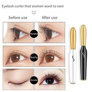 Pinky leem Usb Rechargeable Custom <b>Eyelash</b> <b>Curler</b> Portable Mini Lash Lift Long Lasting Naturally Electric Heated <b>Eyelash</b> <b>Curler</b> - Product Image 3