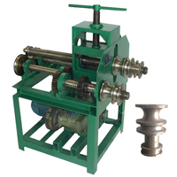 Machine à rouler les tubes semi-automatique de 3 kW, motorisée, pour tubes carrés, moule de pliage de tubes en acier inoxydable