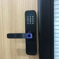 Cerradura Inteligente Electrónica con Wifi para el Hogar, Apartamento u Hotel, con App Tuya, Contraseña Biométrica, Huella Digital y Código, Nueva Versión Mejorada