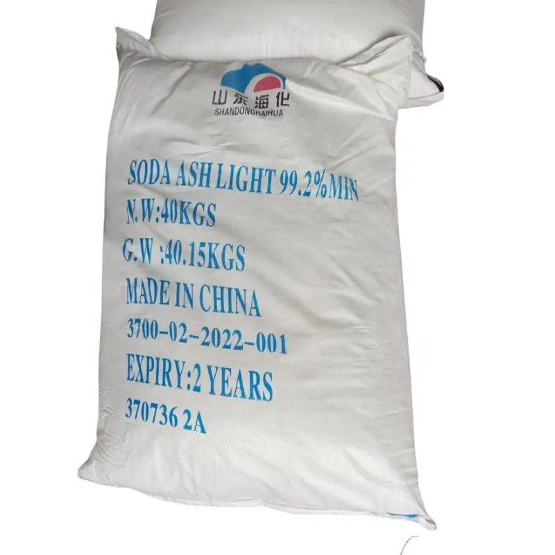SAL/SAD Soda Ash Light Dense 99.2%min Na2CO3 Inorganic Salts Chemicals