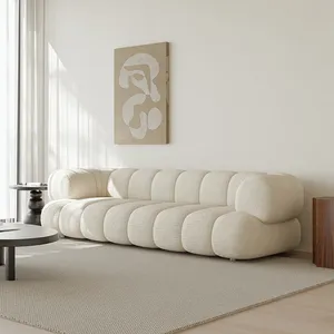 Kain Cincin Wol Desain Sekitar Berbentuk U Perabot Rumah Sofa Ruang Tamu Modern