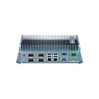 Siwei J1900/i3/i5/i7CPU Linux/Windows/UB Sistem Embedded Fanless Industrial Control Mini Box PC Komputer untuk Lalu Lintas Kereta Api