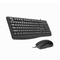 Esuntec/OEM Nouveau clavier souris optique filaire Combo pleine grandeur 104/105 touches de conception ergonomique repose-poignets touches multimédia pour ordinateur de bureau