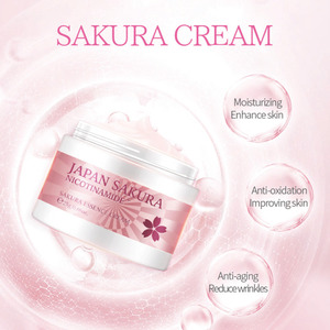 En çok satan Laikou japonya Sakura yüz kremi ürün OEM/ODM cilt nemlendirici Anti-Aging yüz kremi - Product Image 2