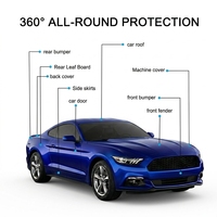 Film de protection de peinture automobile transparent super hydrophile YQ Vehicle Gloss PPF TPU 6,5 mil 7,5 mil 8,5 mil
