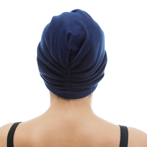 <span class=keywords><strong>Turban</strong></span> en satin double couche tendance pour femmes, <span class=keywords><strong>turban</strong></span> en polyester uni pour chimiothérapie et <span class=keywords><strong>cancer</strong></span> - Product Image 5