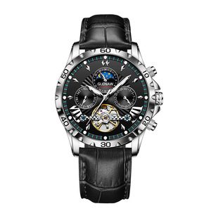 Orologio Meccanico Automatico da Uomo <span class=keywords><strong>Glenn</strong></span> Brand con Cassa in Lega, Riserva di Carica, Impermeabile, Quadrante Luminoso - Stile Business Casual - Product Image 5