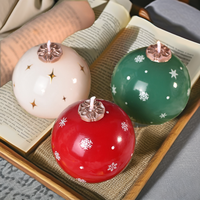 Cadeau artisanal pour la Saint-Valentin, la fête des pères, Thanksgiving, Noël, Pâques, Ramadan, le Nouvel An, globe de neige en cire de soja aromathérapeutique