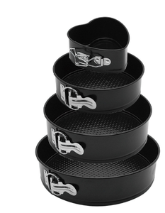 Set di padelle antiaderenti a forma di molla da 4 pezzi, Set di teglie rotonde da 4/7/9/10 pollici con fondo rimovibile per <span class=keywords><strong>la</strong></span> cottura - Product Image 6