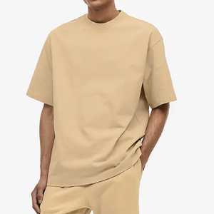 Premium Blank Round Neck <b>Shirt</b> Manufacturer 100% Cotton Oversize Heavyweight <b>T</b>-<b>Shirts</b> Streetwear Drop Shoulder <b>Boxy</b> <b>T</b> <b>Shirt</b> - Product Image 3