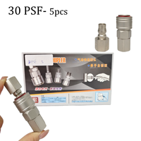 Conectores de Tubería PF+SF PSF 20 30 40 Tipo C, Acoplador Neumático Rápido para Compresor de Aire y Herramientas Neumáticas