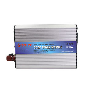 Inversor de Onda Sinusoidal Pura Eléctrico Sólido de <span class=keywords><strong>600w</strong></span>, Inversor de Corriente Inteligente de 12V/24V CC a 110V/220V CA, 500W - Product Image 3