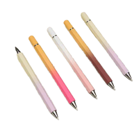 Stylo à bille durable au design simple, écriture fluide 0,7 mm, bille en métal, logo personnalisé, impression sérigraphique publicitaire, recharge remplaçable
