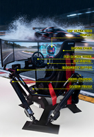 Siège de machine 3DOF 6DOF, expérience de course réaliste, chaise de rallye virtuelle 4D, multijoueur interactif, simulateur VR F1, éducatif, pour la maison