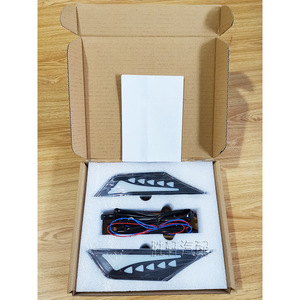 Honda Civic 10th Gen LED <b>Daytime</b> <b>Running</b> <b>Light</b> Turn Signal Lamp Set Transparent Smoked Black ABS Material - Product Image 4