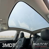 Film Kaca Pintar Astrace Switchable 3MDT, Film Tinting Pintar Elektrik, Perbaikan Diri, Perlindungan UV untuk Tesla Panoramic Sunroof PW85 OEM
