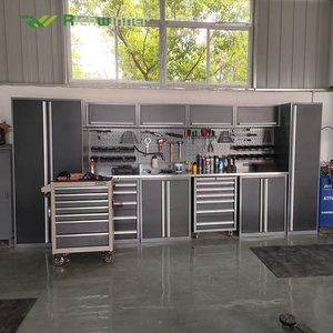 Cassetta degli attrezzi per armadietto <span class=keywords><strong>con</strong></span> <span class=keywords><strong>cassetti</strong></span> grande panca da lavoro per impieghi gravosi autoportante banco da lavoro per Garage in acciaio RW personalizzato Liaoning 3 set - Product Image 1