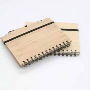 Promotion Business Office Gifts Custom Logo Printed Eco Wooden Bamboo <b>Notebook</b> Cover - Product Image 3