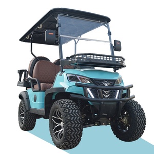 Thiết Kế Mới Màu Xanh <span class=keywords><strong>4</strong></span> Chỗ Ngồi Điện Golf Cart Điểm Đưa Đón Xe Buýt Tham Quan Du Lịch Câu Lạc Bộ Xe - Product Image 2