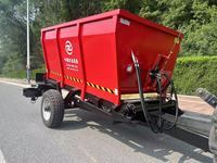 Zoomye, Fábrica Líder, Operación Confiable, Esparcidor de Fertilizante Agrícola de 5T de Una Sola Cara, Versión Segura para Exportación, Completo