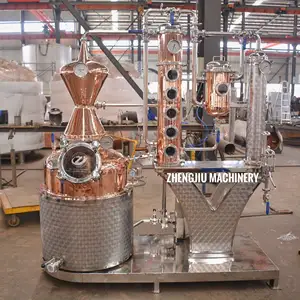 200l distillerie de vodka de spiritueux équipement de distillation cuivre colonne whisky vodka rhumerie pour Offre Spéciale produits ponctuels