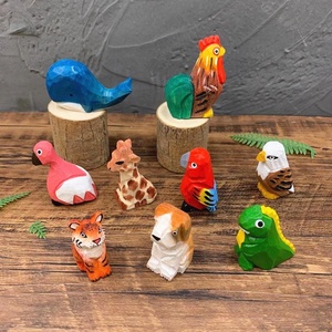 Animales de madera de estilo madera, juguete de madera hecho a mano para niños - Product Image 6