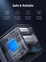 UGREEN Mini 20W Pengisi Daya USB C Putih PD Pengisi Daya Cepat Blok Adaptor Daya USB-C Desain Persegi untuk iPhone