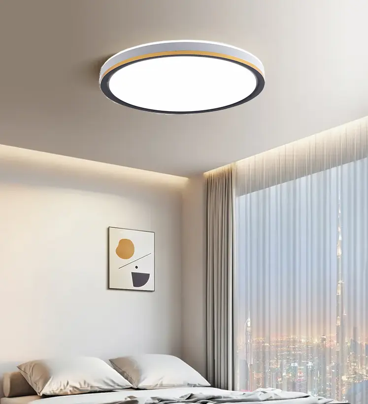 Round Fashion Design Ceiling Light For Living Room 72w 3 Years Warranty Time