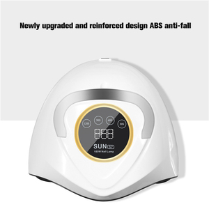 Nuevo SUN S7 Portable Nail Art 180W Secador de doble fuente Fototerapia de inducción inteligente Lámpara de uñas LED UV recargable - Product Image 3