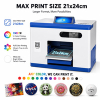 Impresora UV Plana MASUNG A5 Pro 21*24cm con Cabezal de Impresión XP600 para Carcasas de Teléfono, Botellas, Vidrio, Metal, Madera, Acrílico, Máquina de Impresión Personalizada