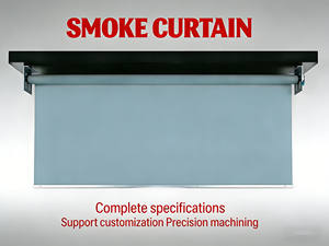 Système de barrière anti-fumée automatique direct usine pour villa, école, conception de porte dissimulée, matériau polymère, moderne, ignifuge - Product Image 1