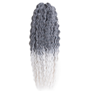 Extensions de cheveux synthétiques ARIEL résistantes à la chaleur, ondulées profondes, effet vague d'eau, en <span class=keywords><strong>fibre</strong></span> haute température, fabriquées à la machine - Product Image 1