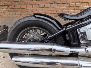 บังโคลนหลังสีดำ1ชุดสำหรับ <span class=keywords><strong>Yamaha</strong></span> <span class=keywords><strong>dragstar</strong></span> <span class=keywords><strong>1100</strong></span> XVS1100 V-Star-<span class=keywords><strong>1100</strong></span> - Product Image 5