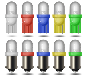 Éclairage de flipper, ampoules LED pour flipper 194 # 555 T10 LED à dôme transparent AC DC 6.3V, sans effet fantôme, lampe à cale transparente, lumières LED pour flipper - Product Image 6