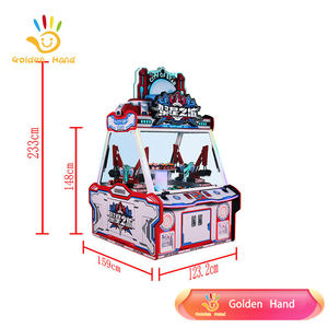 コイン式ヘビーデューティ金属プラスチッククロークレーンゲーム機英語/スペイン語カスタマイズ可能ロゴ1-4 - Product Image 3