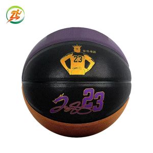 Balón de Baloncesto Oficial Tamaño 7, de Cuero PU Resistente al Desgaste, para Entrenamiento en Interiores y Exteriores, para Hombres, Mujeres y Jóvenes, para Competencia - Product Image 1