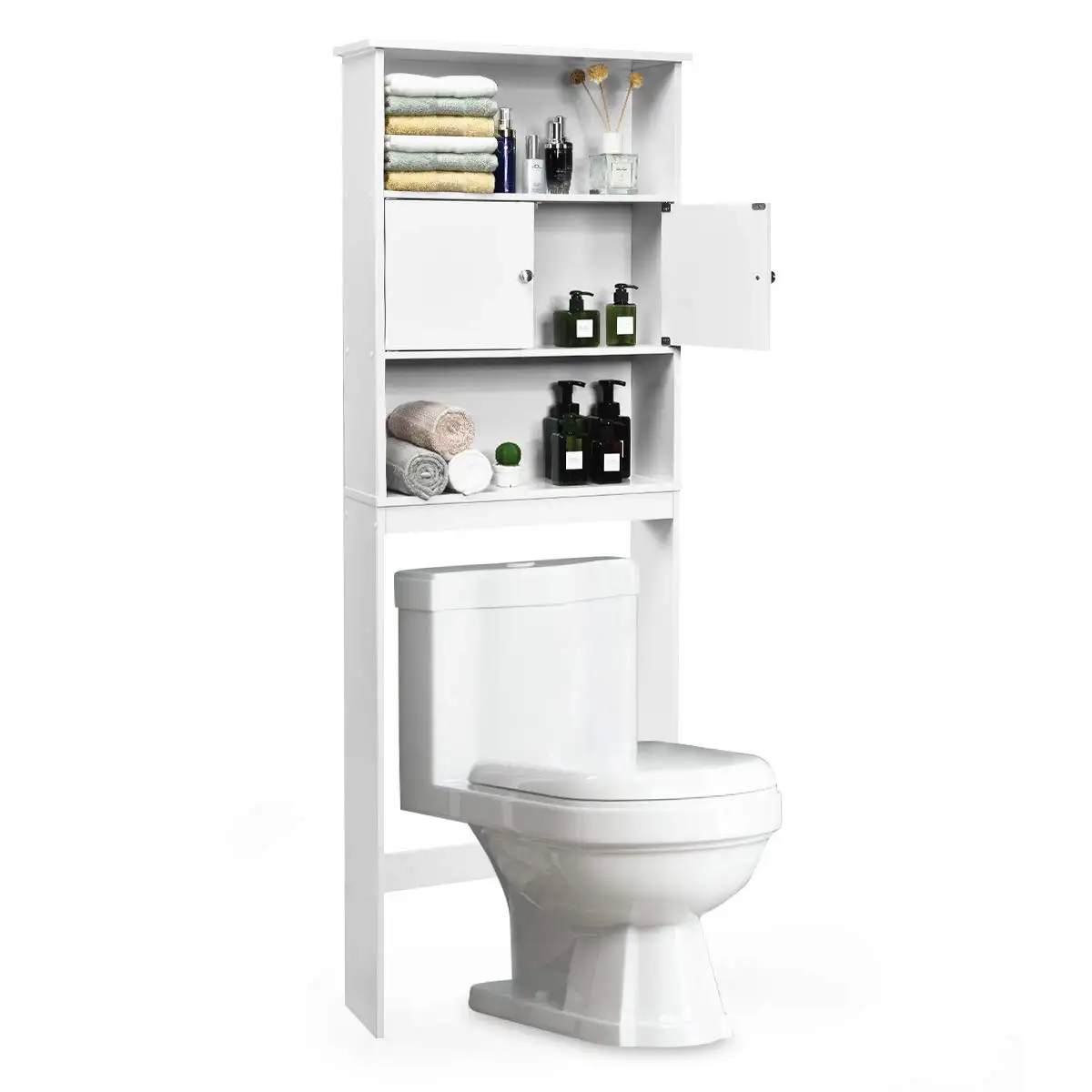 Cabinet For Bathroom Rack Over Toilet over Toilet Storage Shelf