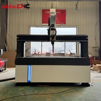 Routeur CNC Alpha 4 axes ATC Machine de fraisage CNC pour le travail du bois Haute vitesse Sculpture 3D Routeur CNC 4 axes ATC pour meubles