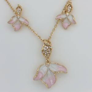 Graceful Diamond Zircon Pearl Stud Pendientes para bodas, fiestas y compromisos-Estilo de moda con temperamento elegante de bajo perfil - Product Image 1